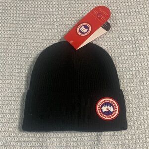 Canada Goose Black Beanie Hat